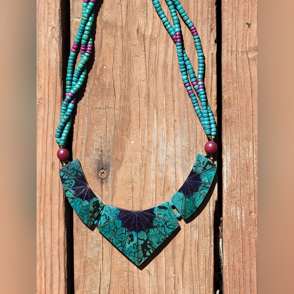 Vintage retro Bead Necklace